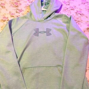 Under Armour Mint Green Pullover Hoodie perfect condition